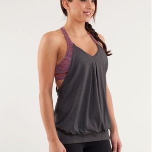 Lululemon Practice Freely Tank Deep Coal / Wee Are From Space Black March Multi